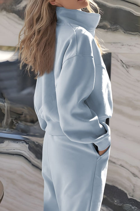 'Mira' Long Sleeve Top and Joggers Set - Celes Fashion